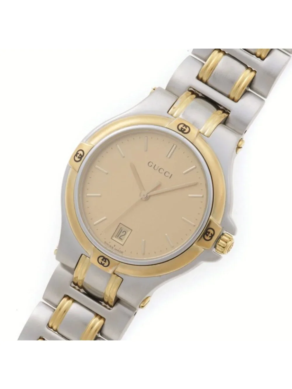 Gucci Watch Stainless Steel Gold Quartz